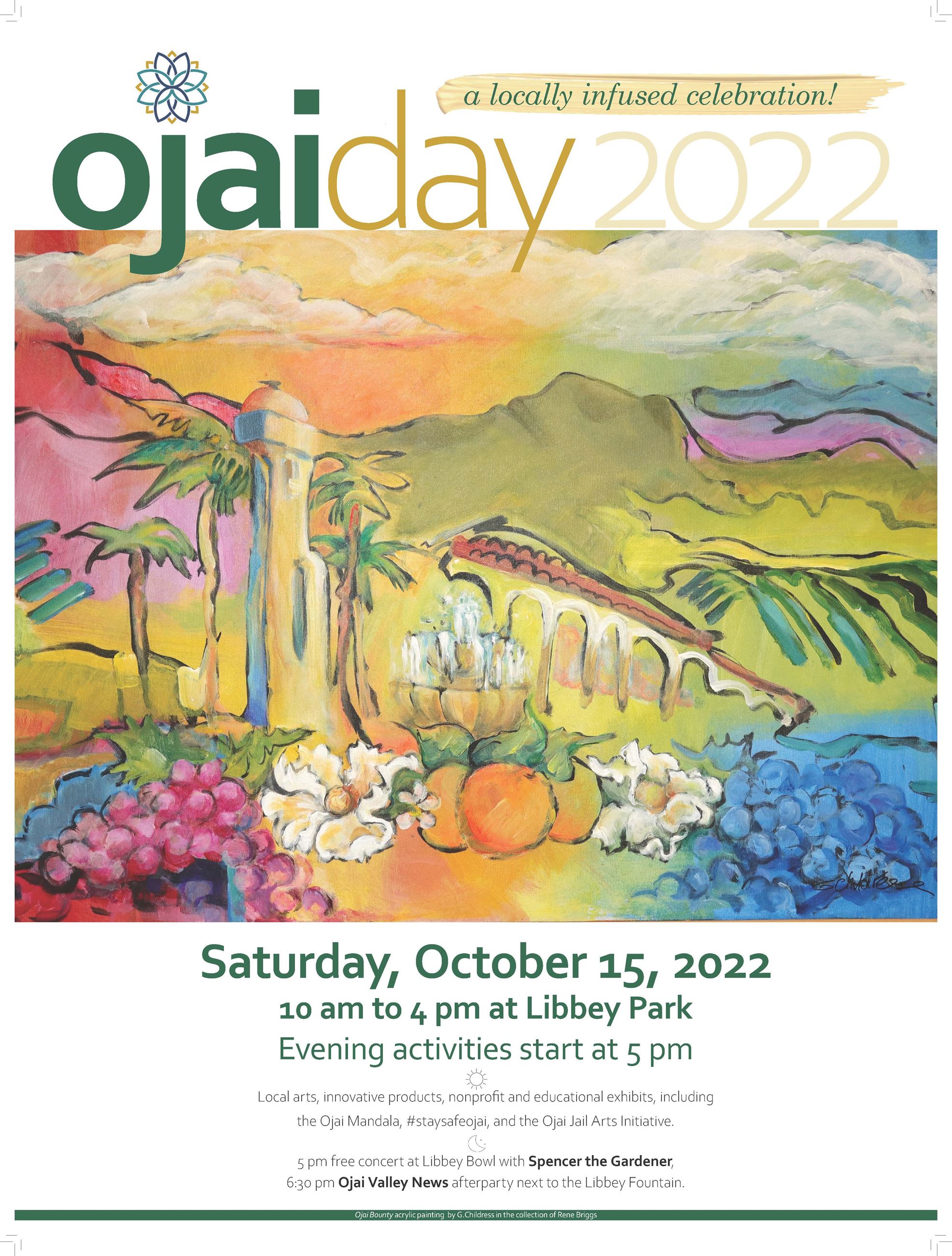 Ojai Day Poster 2022