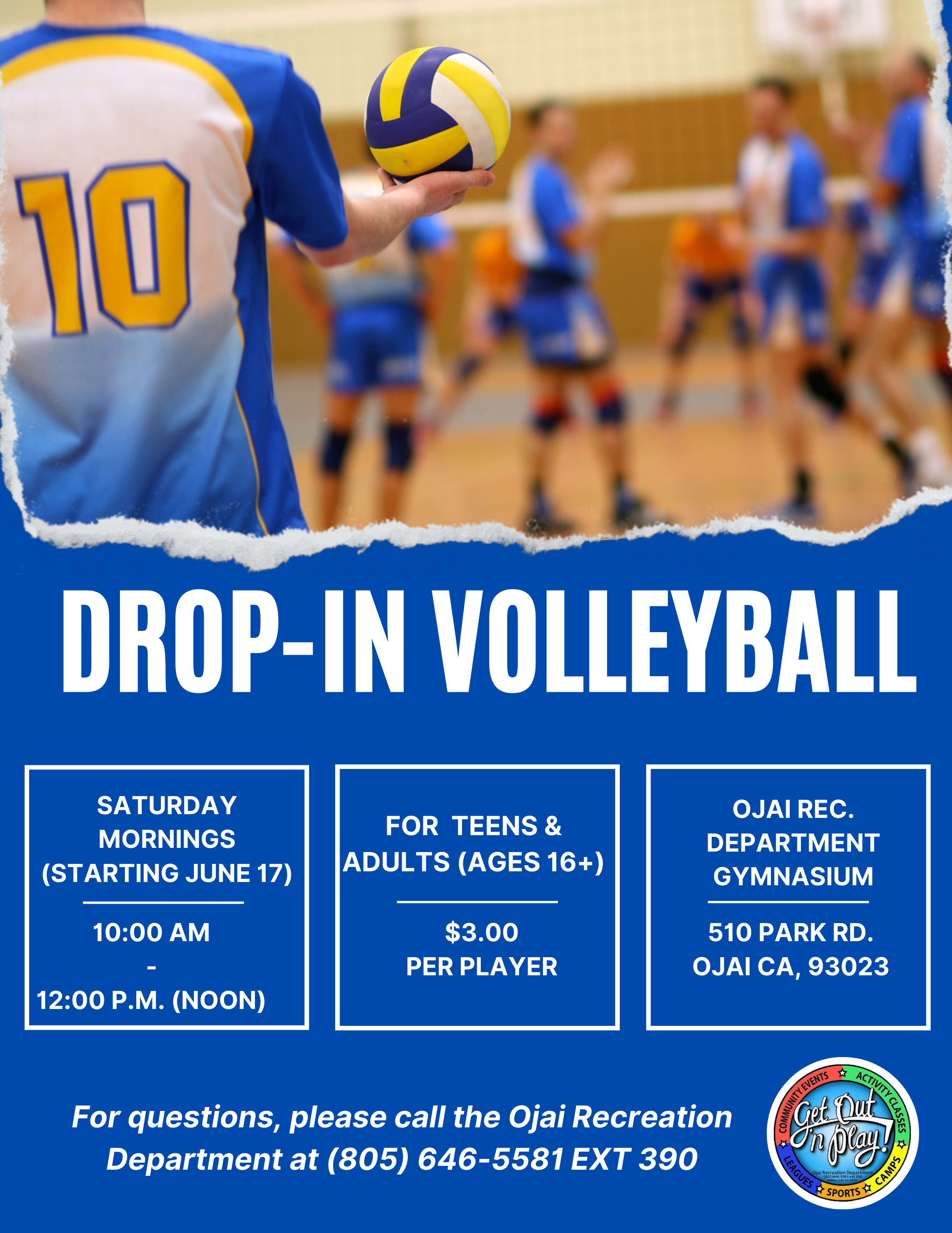Drop In Volleyball